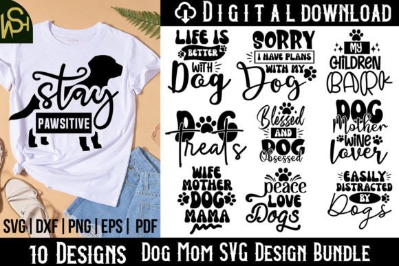 Dog Mom SVG Design Bundle Free