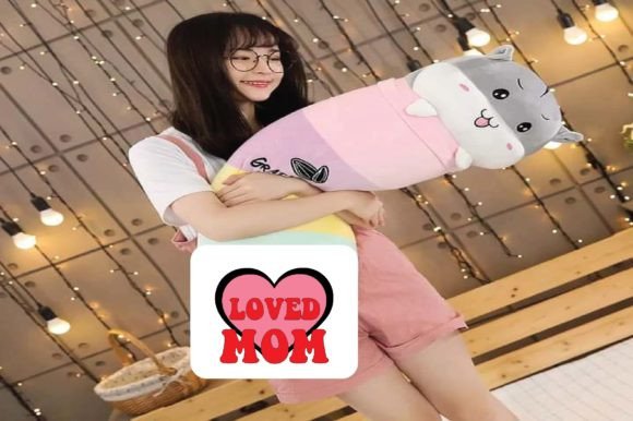 Loved Mom Svg Design