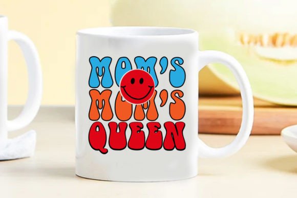 Retro Mom Svg Mom Queen Graphics and Crafts