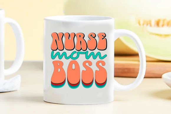 Retro Mom Svg Nurse Mom Boss Graphics and Crafts