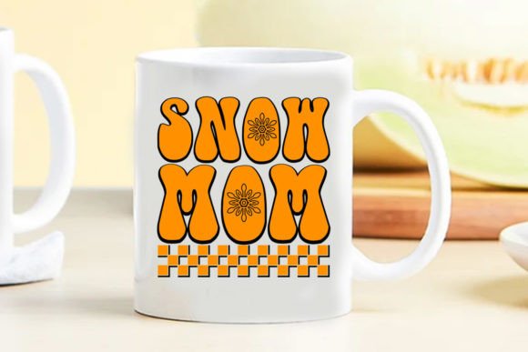 Retro Mom Svg Snow Mom: Graphics for Crafts & Content